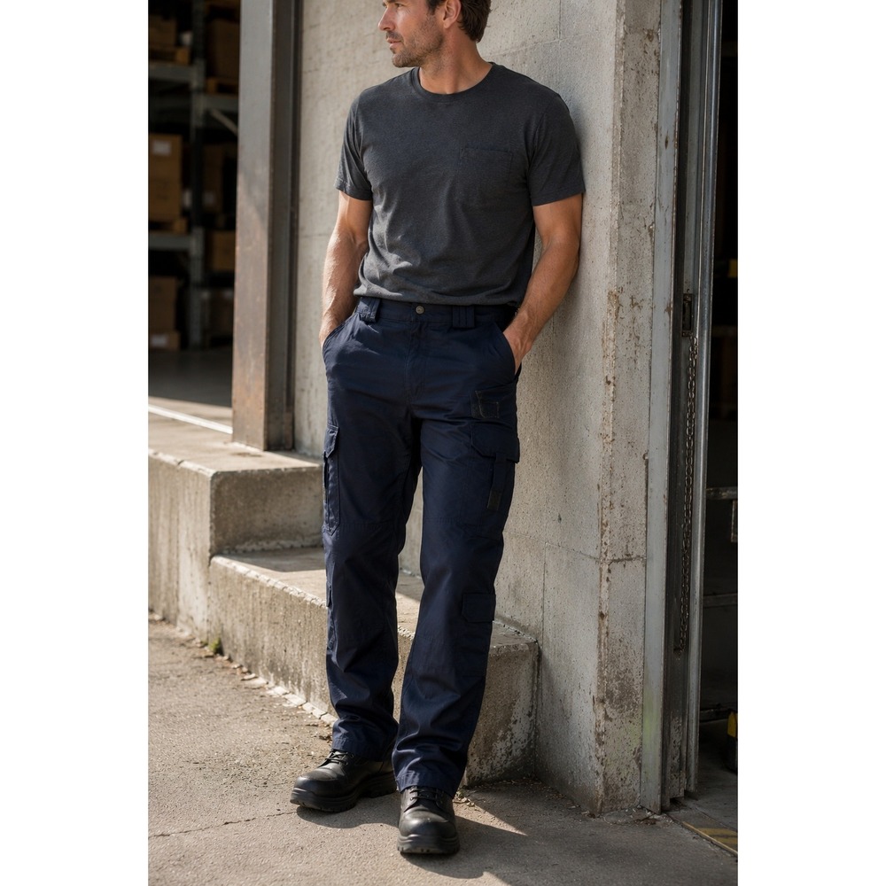 5.11 Tactical Taclite EMS Ripstop Multi Pocket Cargo Work Pants Dark Navy 30x36